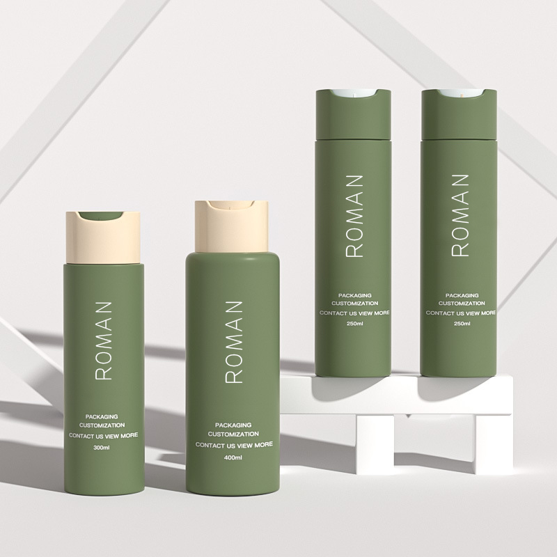 100ml 200ml 250ml 500ml Cosmetic Packaging Squeeze Plastic Pet Shampoo Bottle Lotion Bottle With Disc Cap
