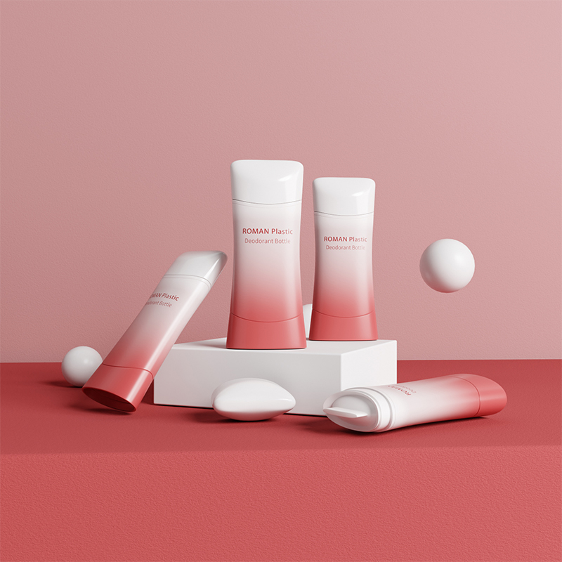 Empty Plastic 75ml Twist up Roll-on Gel Sunscreen Stick Container Tube Plastic Deodorant Packaging