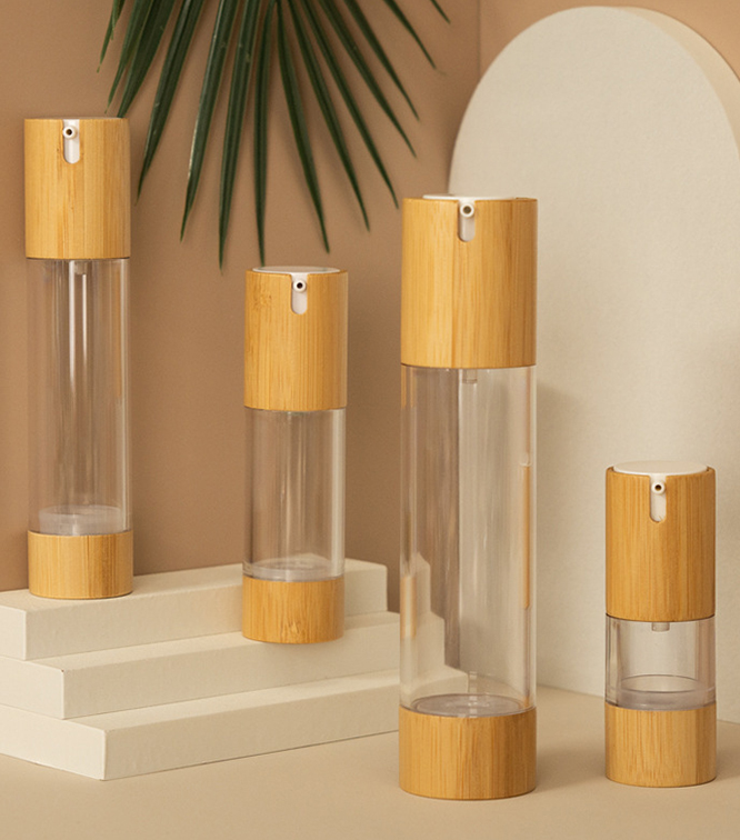 Bamboo Cosmetic Bottle