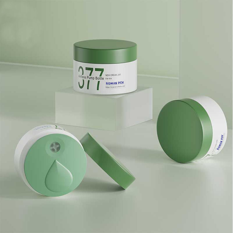 15g 30g 50g Personal Care Face Moisturizer CreamPlastic Airles Jar Refillable Cosmetic Airless Pump Jar for Skin Care Lip Scrub