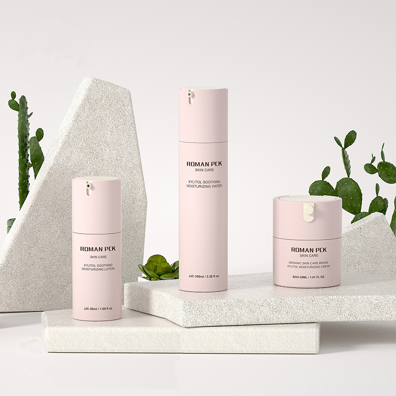 Empty Plastic Facial Cosmetic Packaging 15ml 30ml 50ml Airless Pump Jars Plastic Frosted Jar Eye Cream Serum Airless Jars