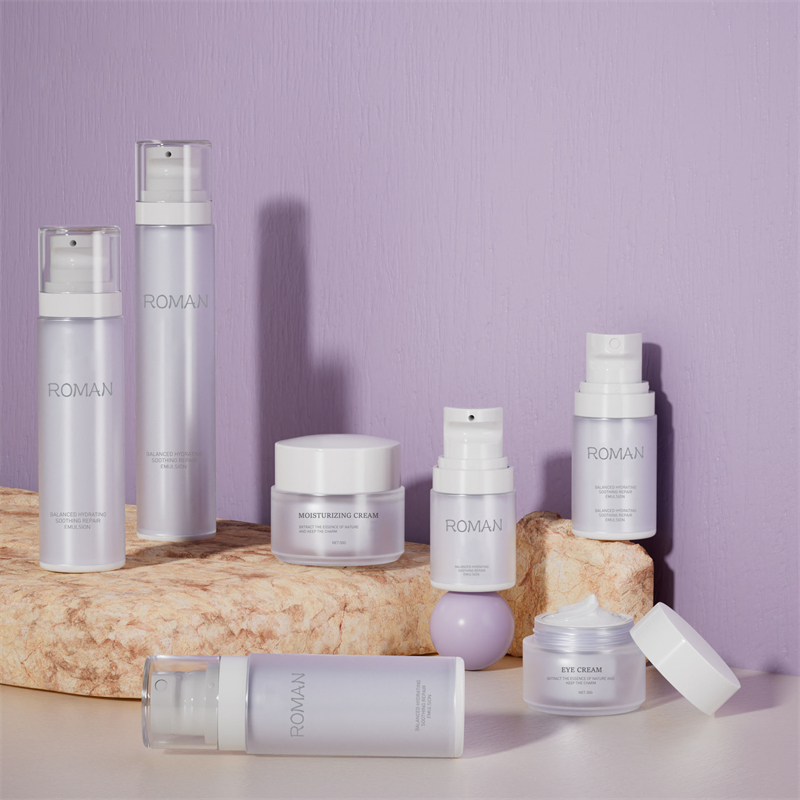 30ml 40ml 60ml 100ml White Pearlescent AS Cosmetic Pump Bottle New Plastic Material for Face Cream Spray Water Lotion Can Packaging