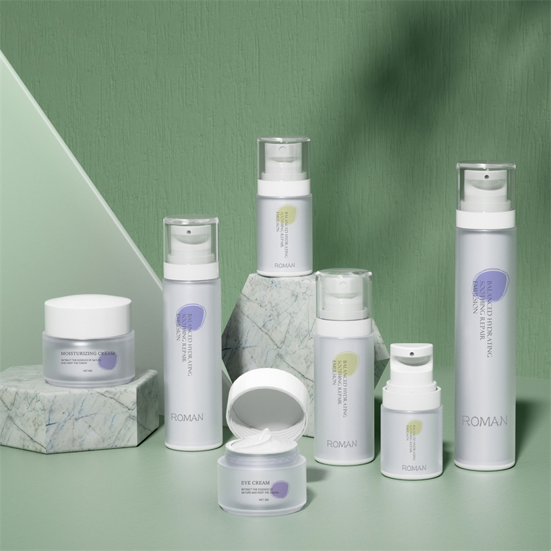 30ml 40ml 60ml 100ml White Pearlescent AS Cosmetic Pump Bottle New Plastic Material for Face Cream Spray Water Lotion Can Packaging