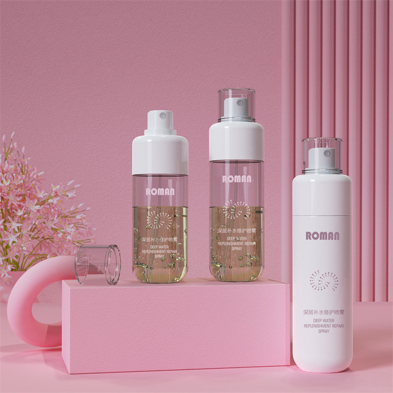 80Ml 100Ml 120Ml 150Ml Empty Cylinder Fine Mist Plastic Spray Cosmetic Bottle for Hair and Skincare With Pump