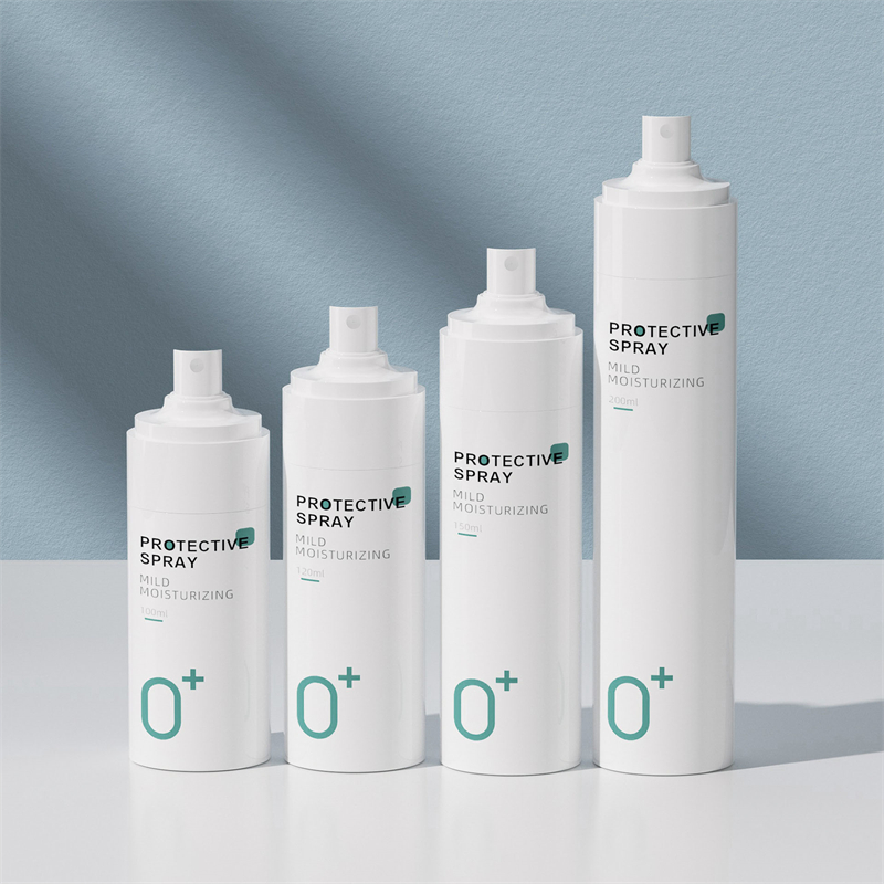 Fine Mist Facial Antioxidant Hydrating 100ml 120ml 150ml 200ml White Cylinder PET Big Plastic Mist Spray Bottle