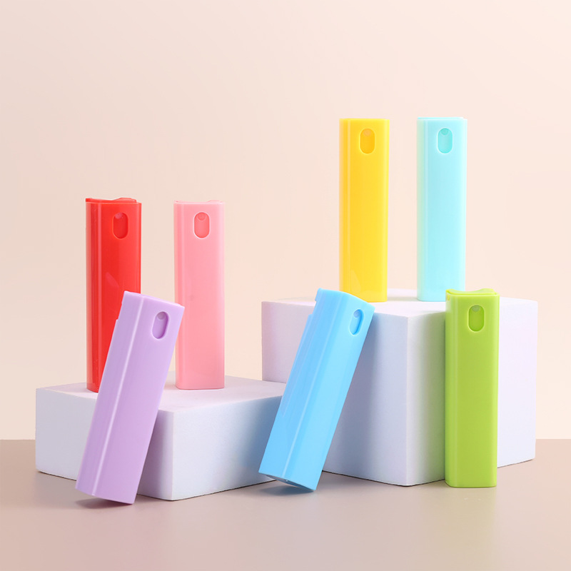 Macaron 10ml 20ml Plastic PET Hair Spray Bottle Colorful Small Fine Mist Spray Bottle Travel Perfume Spray Bottle