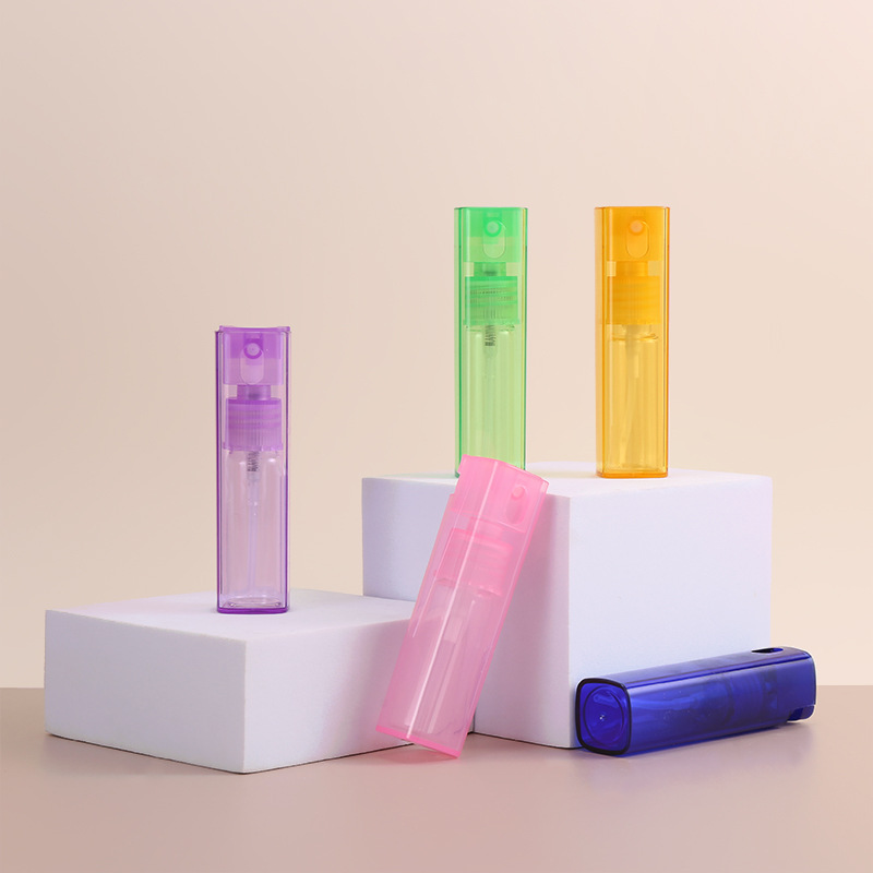 Macaron 10ml 20ml Plastic PET Hair Spray Bottle Colorful Small Fine Mist Spray Bottle Travel Perfume Spray Bottle