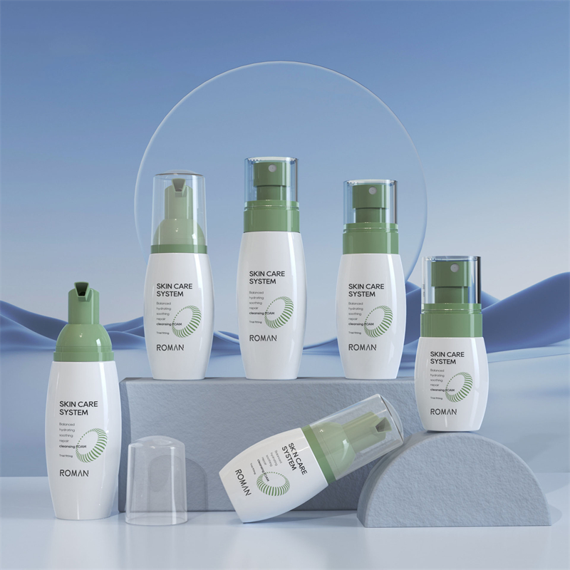 Sunscreen Spray 40ml 60ml 80ml Moisturizing Toner PET Empty White Body Fine Mist Spray Bottle For Skincare