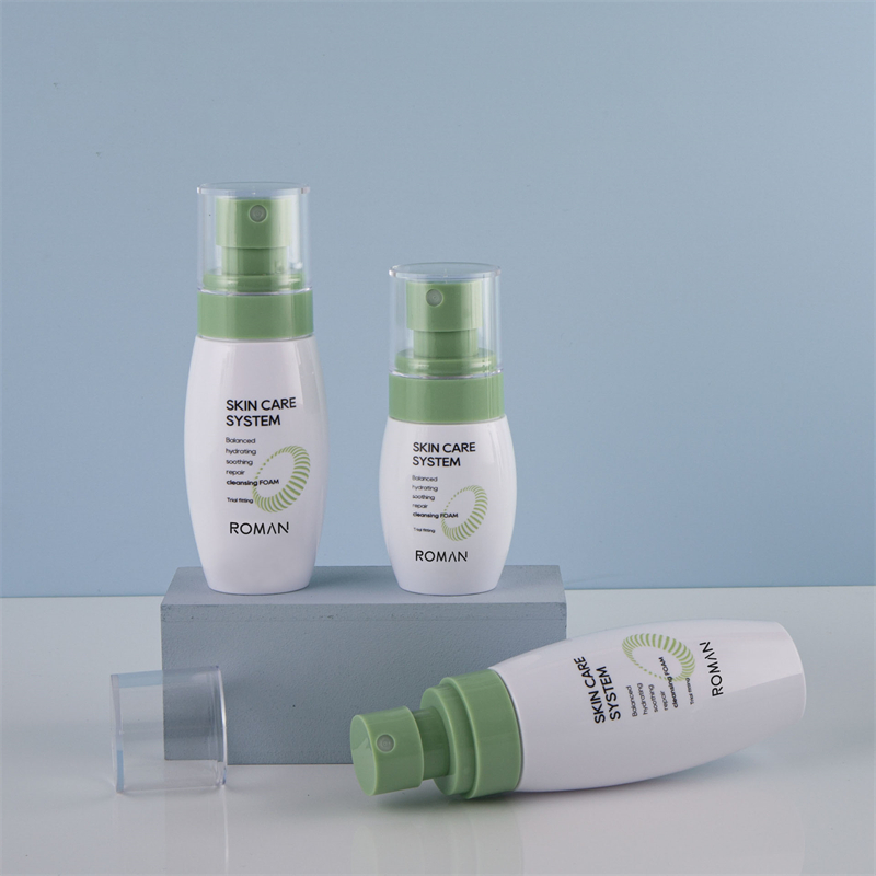 Sunscreen Spray 40ml 60ml 80ml Moisturizing Toner PET Empty White Body Fine Mist Spray Bottle For Skincare