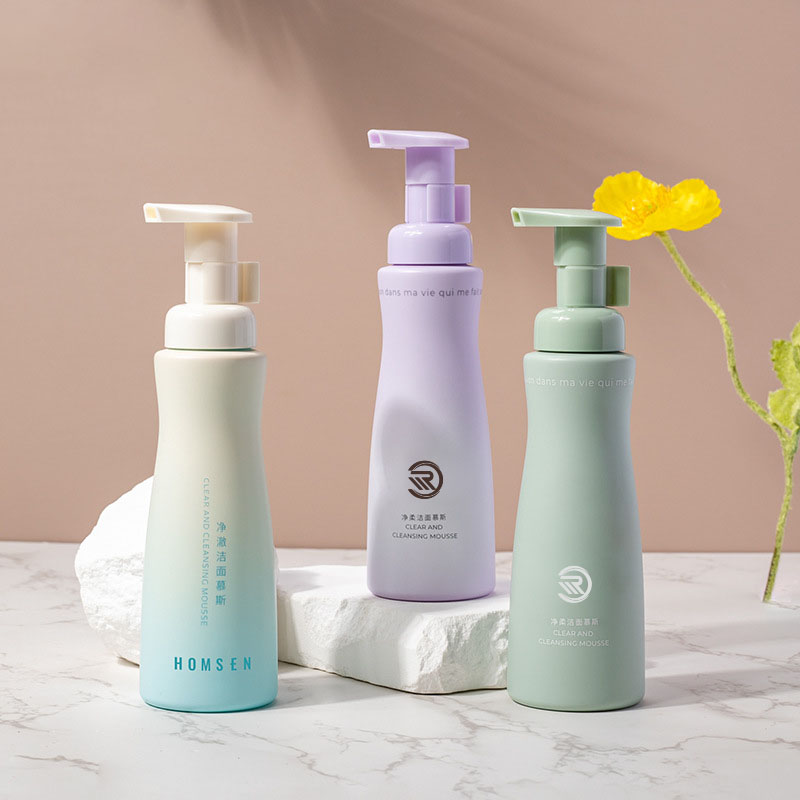 150ml 30neck PET mousse foam bottle baby shampoo body wash waist- hugging design bottle body care packaging cleanser
