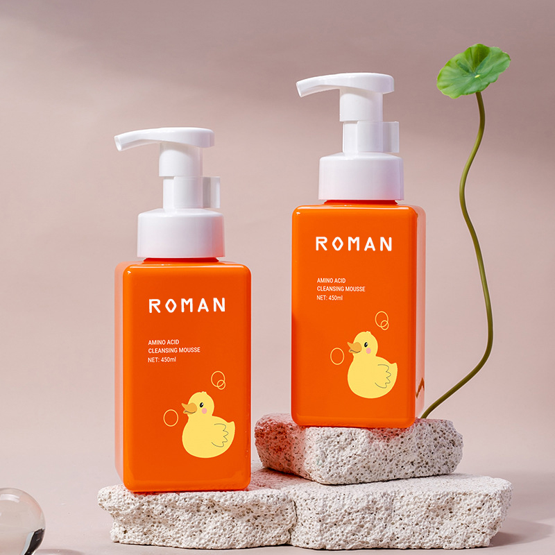 250Ml 300ml 450Ml 500ml 650Ml Skin Care Cleansing Mousse Bottle Square Eyelash Shampoo Foam Bottle Hotel Toiletries Packaging