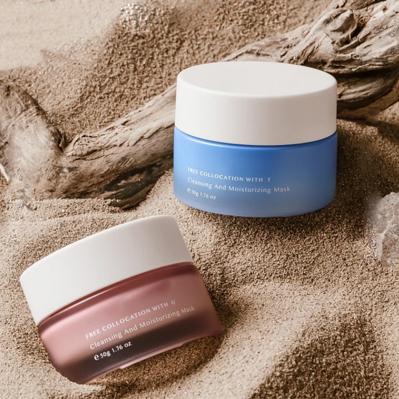 Classic Round Glass Cream Jar Cosmetic Packaging For Face Cream And Eye Cream
