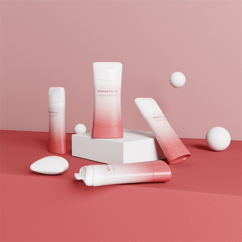Cosmetic Straight Round Deodorant Bottle With Multiple Capacity And Colors