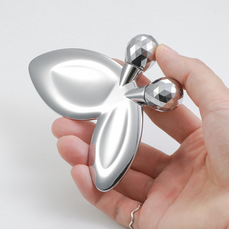 Zinc Alloy Butterfly-Shaped Facial Massage Roller Zinc Alloy Butterfly-Shaped Facial Massage Roller