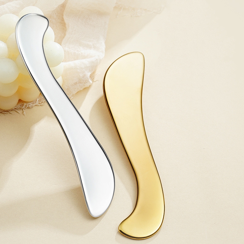 Zinc Alloy Gua Sha Tool, With Its Sleek Blade-Shaped Design Zinc Alloy Gua Sha Tool, With Its Sleek Blade-Shaped Design