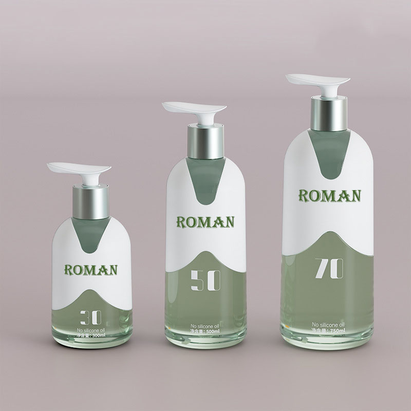 300ml 500ml 700ml PET Plastic Hand Soap Container Hand Wash Lotion Soap Pump Dispenser Bottles With Refillable Liquid