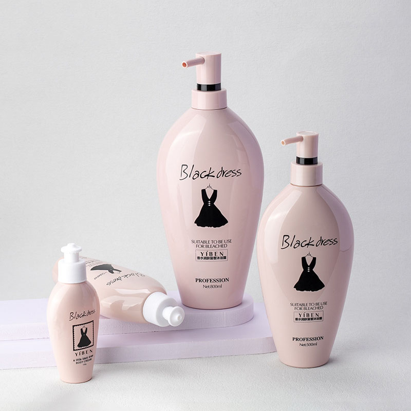 Empty Plastic Shower Gel Lotion Oil Pump Bottles White Black PET 100ml 300ml 500ml 800ml Shampoo Bottle and Conditioner Bottles Hair Care