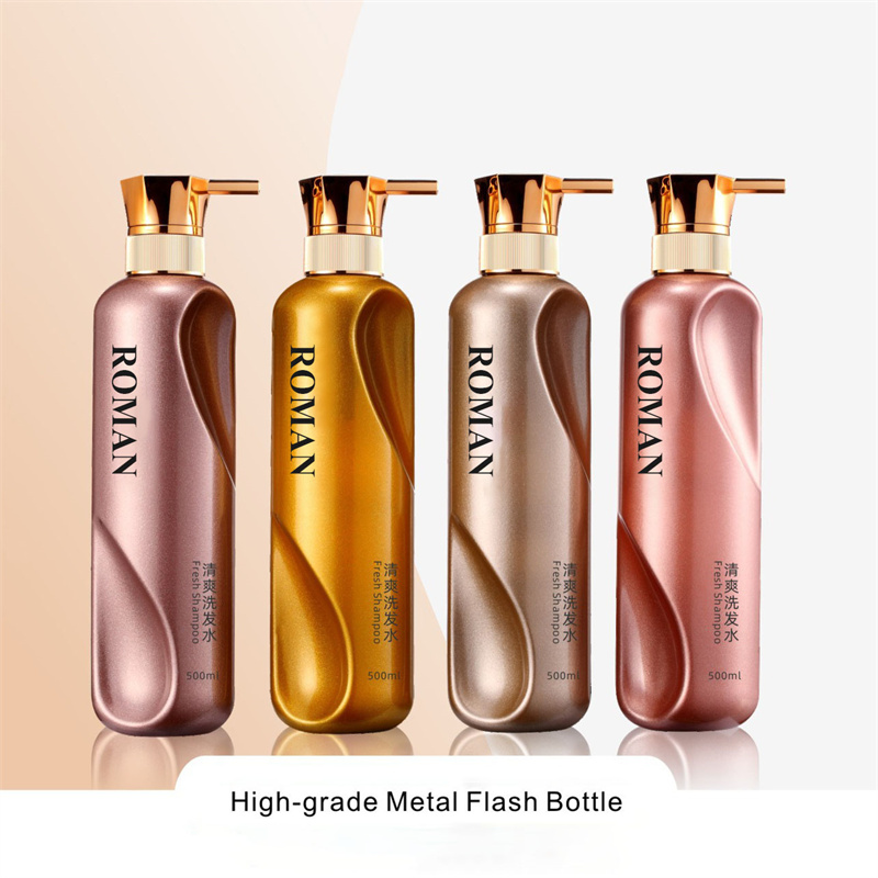Innovation 300ml 500ml 750ml Spiral Surface Shampoo Body Lotion Bottle Mono Packaging for Face Masks Cleanser