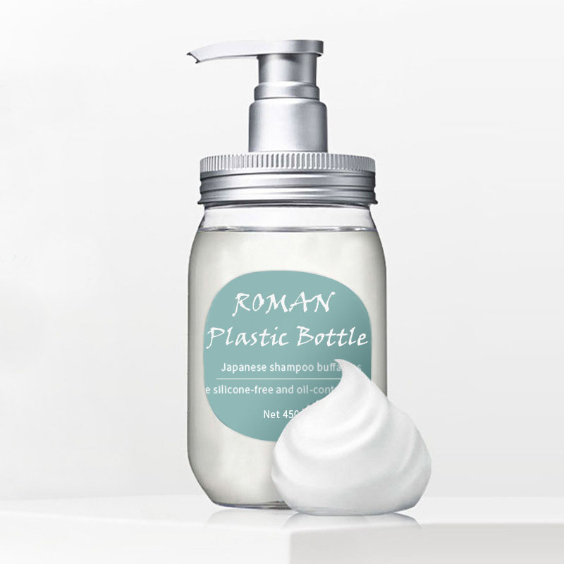 PET 450ml Perfume Body Wash Bottle Star Anise Lotion Bottle Japanese Amino Acid Shampoo Bottle Conditioner Package Material