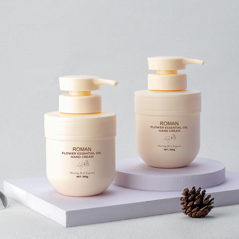 Durable Empty Plastic PE Body Wash Bottle Skincare Packaging Soft Touch Baby Shampoo Bottle Body Lotion Bottle 300ml