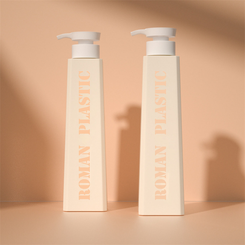 Exquisite Shape Cosmetic Packaging Lotion Shampoo Shower Gel Conditioner Trapezoid Toner Cream Lotion Bottle For Household Care