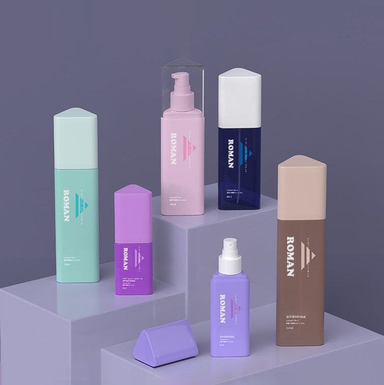 Trustworthy Plastic 30ml 50ml 80ml Triangle Shampoo Shower Gel Container Hair Conditioner Lotion Pump Bottle For Facial Cleaner