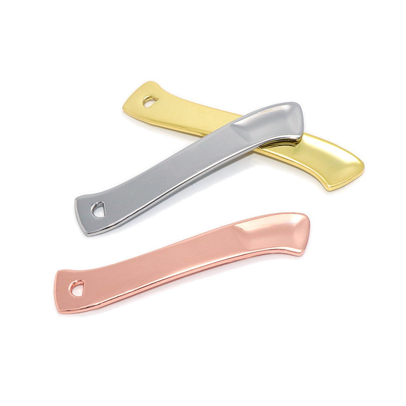 Gold Metal Mini Small Reusable Cream Cosmetic Spatula Spoon