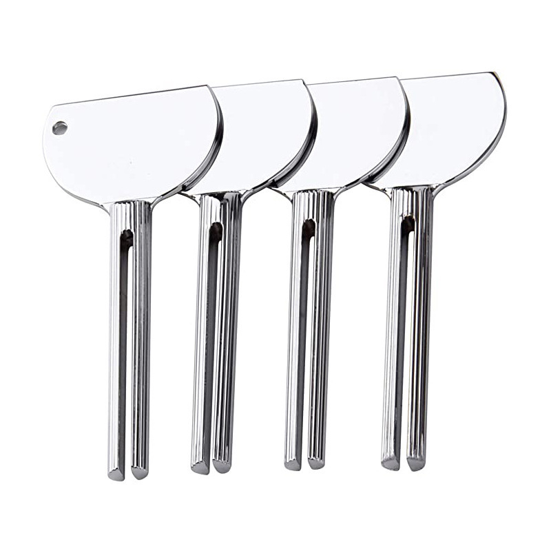 Metal Toothpaste Squeezer Household Makeup Skin Care Cream Paste Dispenser For Home Bedroom Dormitory Use Accessory