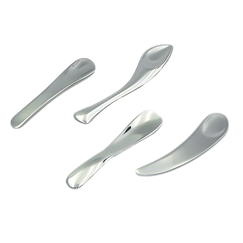 Mini Cosmetic Spatula Stainless Steel Facial Cream Metal Spatula New Design Face Spatula Mask
