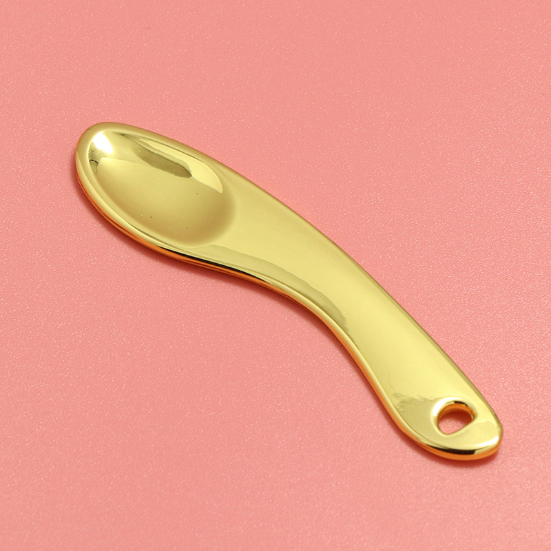Small Skin Care Beauty Metal Cosmetic Spatula Face Cream Facial Mask Spoon