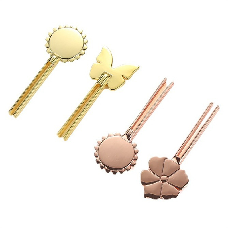 Smiling Flower-Shaped Zinc Alloy Tube Squeezer